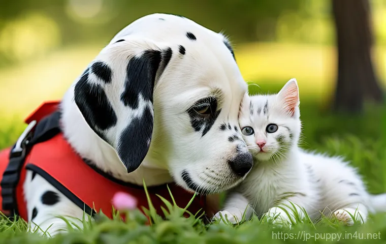 퍼피구조대와 어린이 심리학 - **Prompt 1: Teamwork and Problem Solving in Adventure Bay**
    "A vibrant, wide-angle shot of the P...